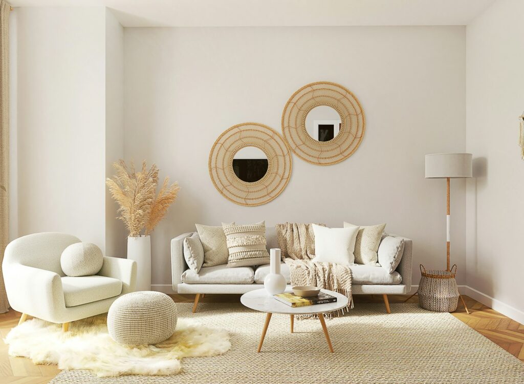 Tidy living room